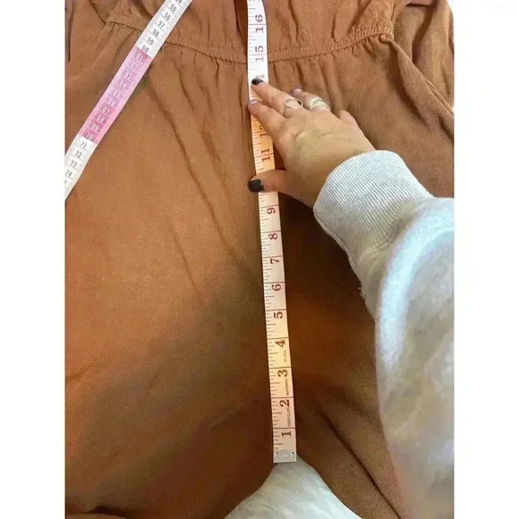 A New Day Target Cropped Wide Legged Jumpsuit One-Piece Burnt Brown Size S - Picture 6 of 7